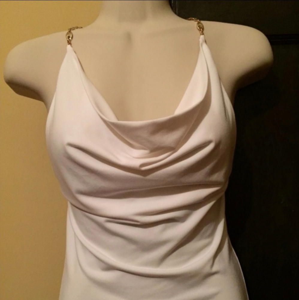 White top with open back